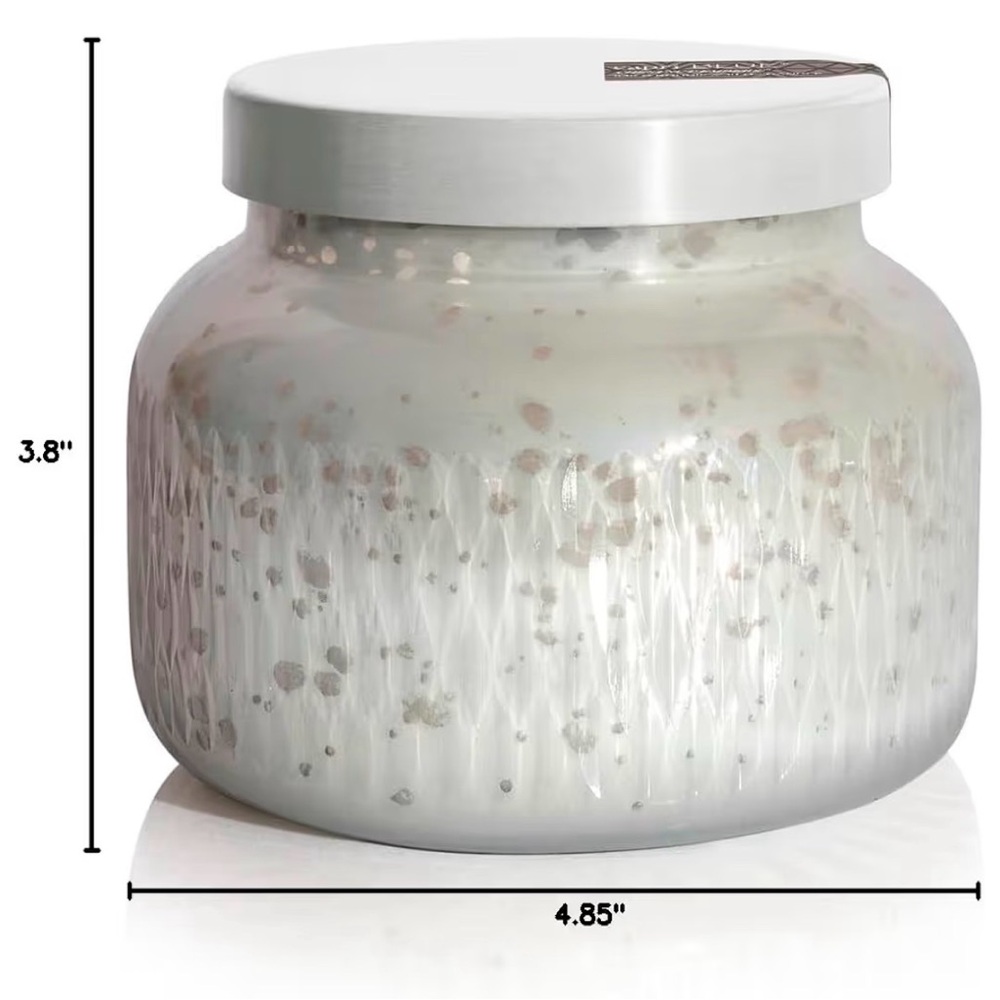 Capri Blue Holiday Mercury Jar Candle - (Chestnut Embers, 19 oz)